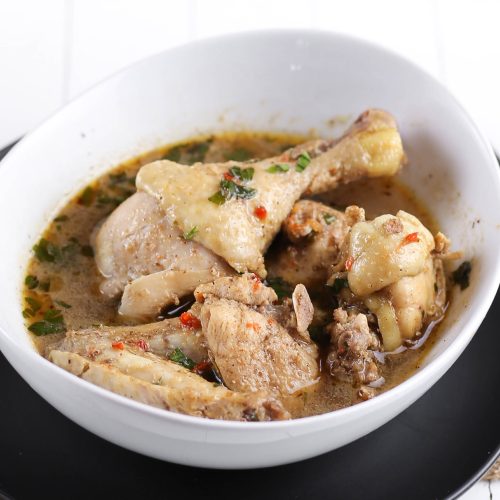 Native Chicken Pepper Soup - Acılı Köy Tavuğu Çorbası